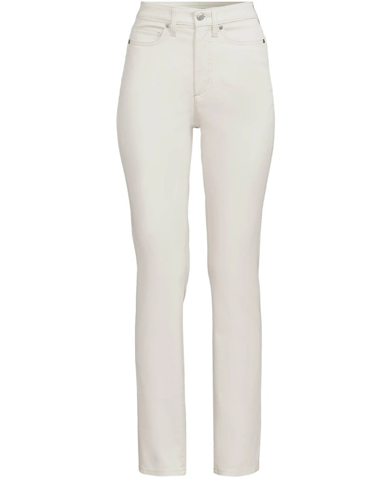 Lands' End Women's Stretch Chino High Rise Slim Pants