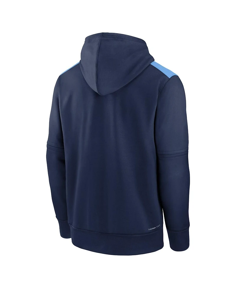 Nike Men's Navy Toronto Blue Jays Authentic Collection Performance Pullover Hoodie
