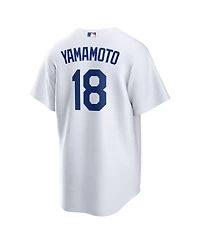 Nike Men's Yoshinobu Yamamoto White Los Angeles Dodgers Home Replica Player Jersey