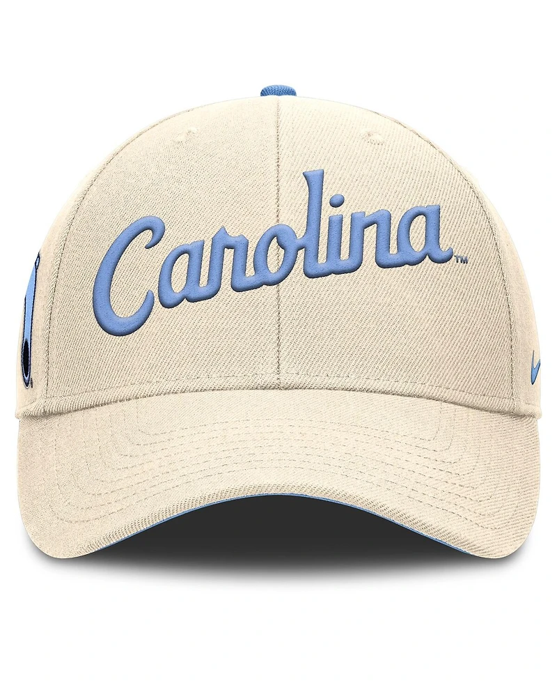Nike Men's Natural North Carolina Tar Heels Primetime Rise Adjustable Hat