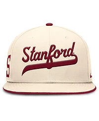 Nike Men's Natural Stanford Cardinal Primetime True Performance Fitted Hat