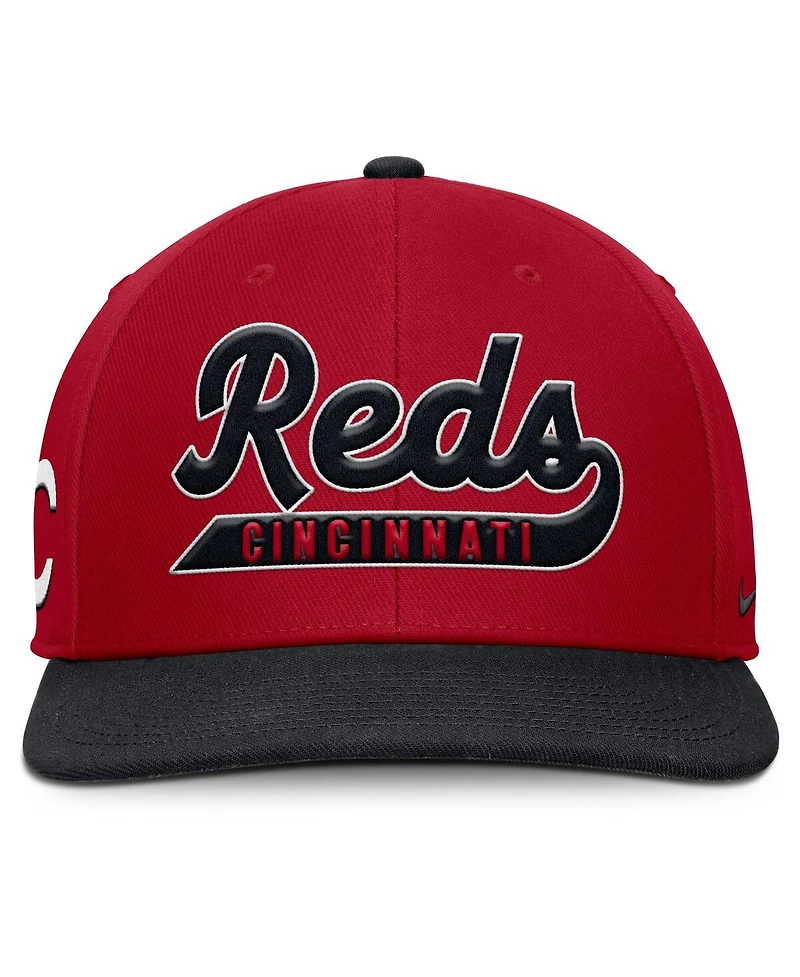 Nike Men's Red/Black Cincinnati Reds Pro Performance Snapback Hat