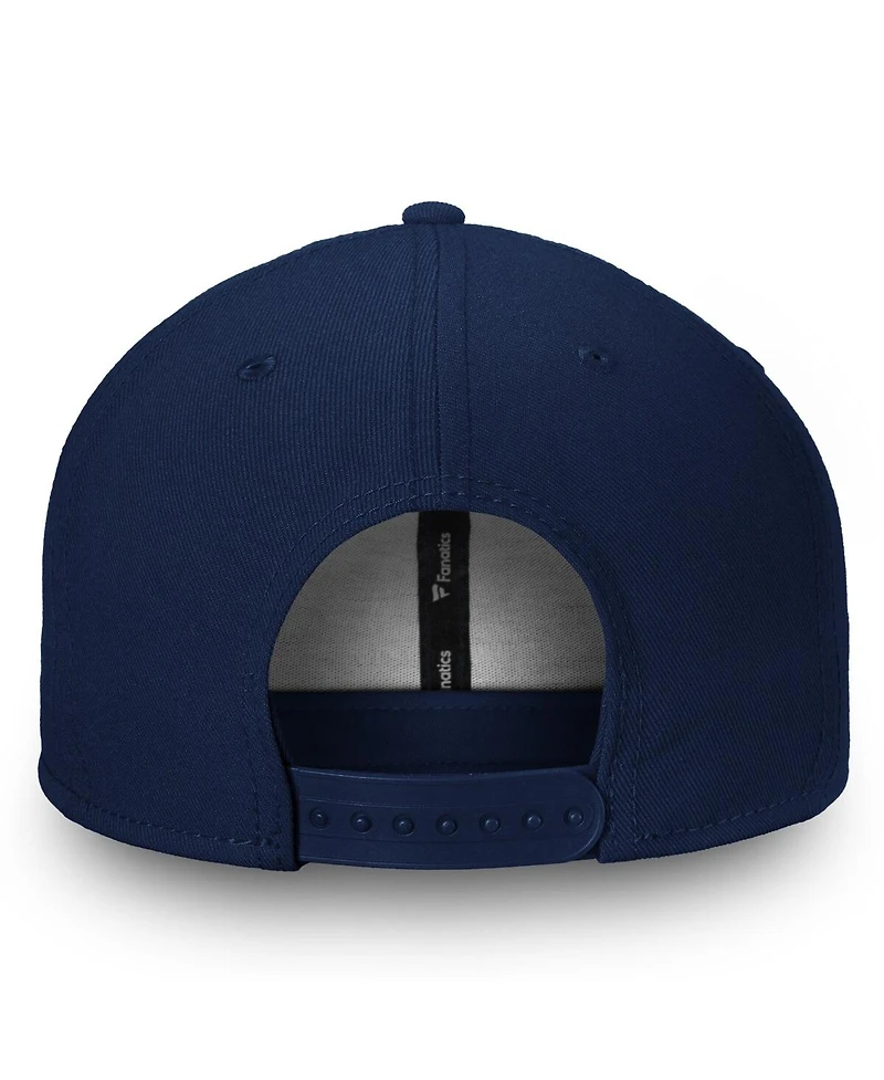 Fanatics Men's Navy Colorado Avalanche Core Primary Logo Snapback Hat