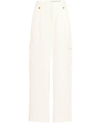 Lands' End Women's Soft Polish Cargo High Rise Wide Leg Pants