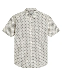 Ben Sherman Men's Block Geo Print Short Sleeve Shirt