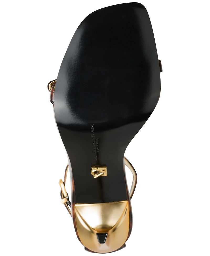Donna Karan New York Women's Pryce Buckle Ankle-Strap Dress Sandals