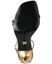 Donna Karan New York Women's Pryce Buckle Ankle-Strap Dress Sandals