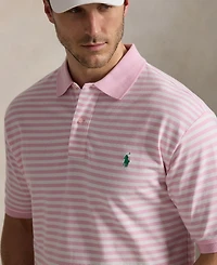 Polo Ralph Lauren Men's Big & Tall Striped Mesh Polo Shirt