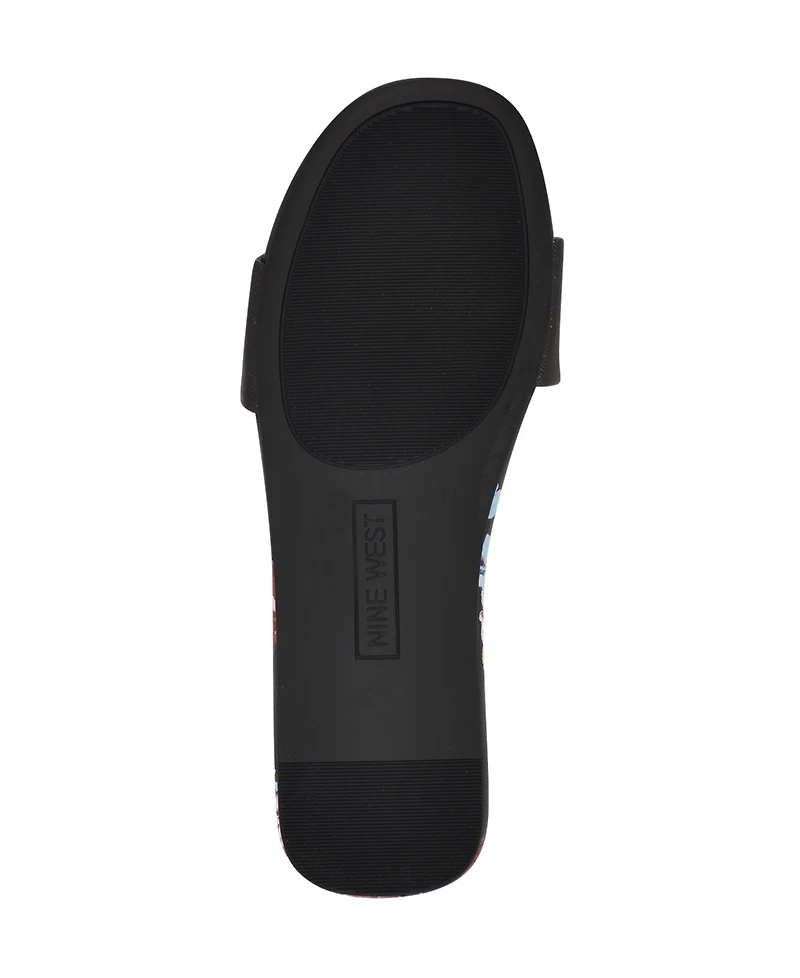 Nine West Women's Lolipop Flat Slide Sandals