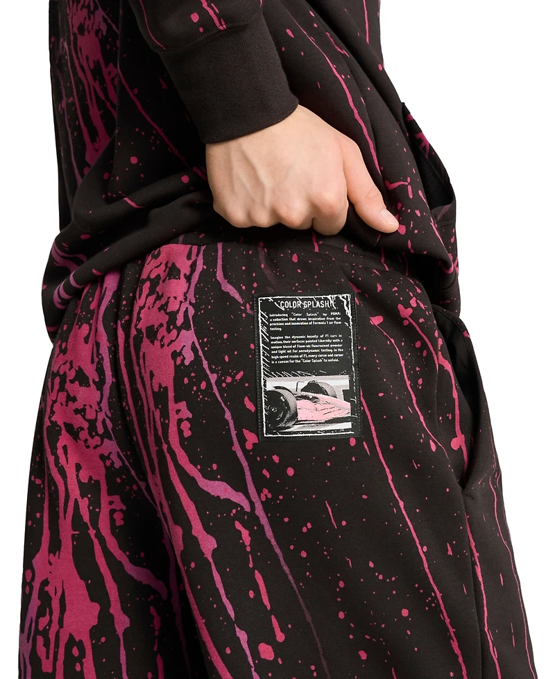 Puma x F1 Men's Splatter Paint Logo Shorts