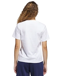 adidas Women's Cotton Cherry Logo-Graphic Crewneck T-Shirt