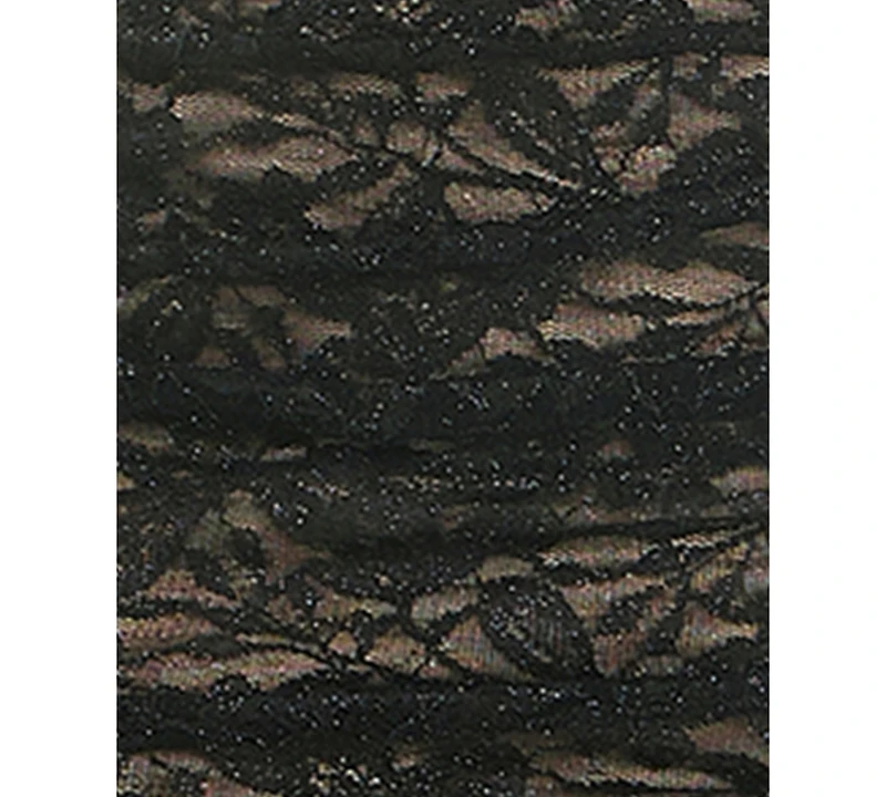 Juniors' Sleeveless Glitter Lace Illusion Gown, Created for Macy's