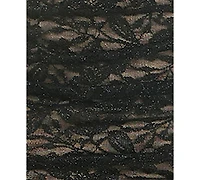 Juniors' Sleeveless Glitter Lace Illusion Gown, Created for Macy's