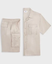 Mode Of One Mens Palm Reverse Button Up Shirt Shorts Exclusively At Macys