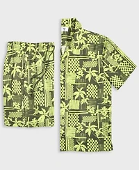 Mode Of One Mens Vacation Palm Camp Shirt Shorts Exclusively At Macys