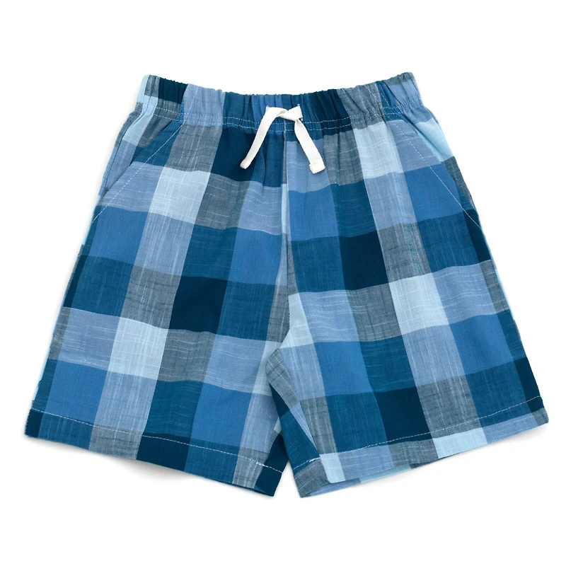 Paw Patrol Toddler Boys T-Shirt and Plaid Shorts Outfit Set