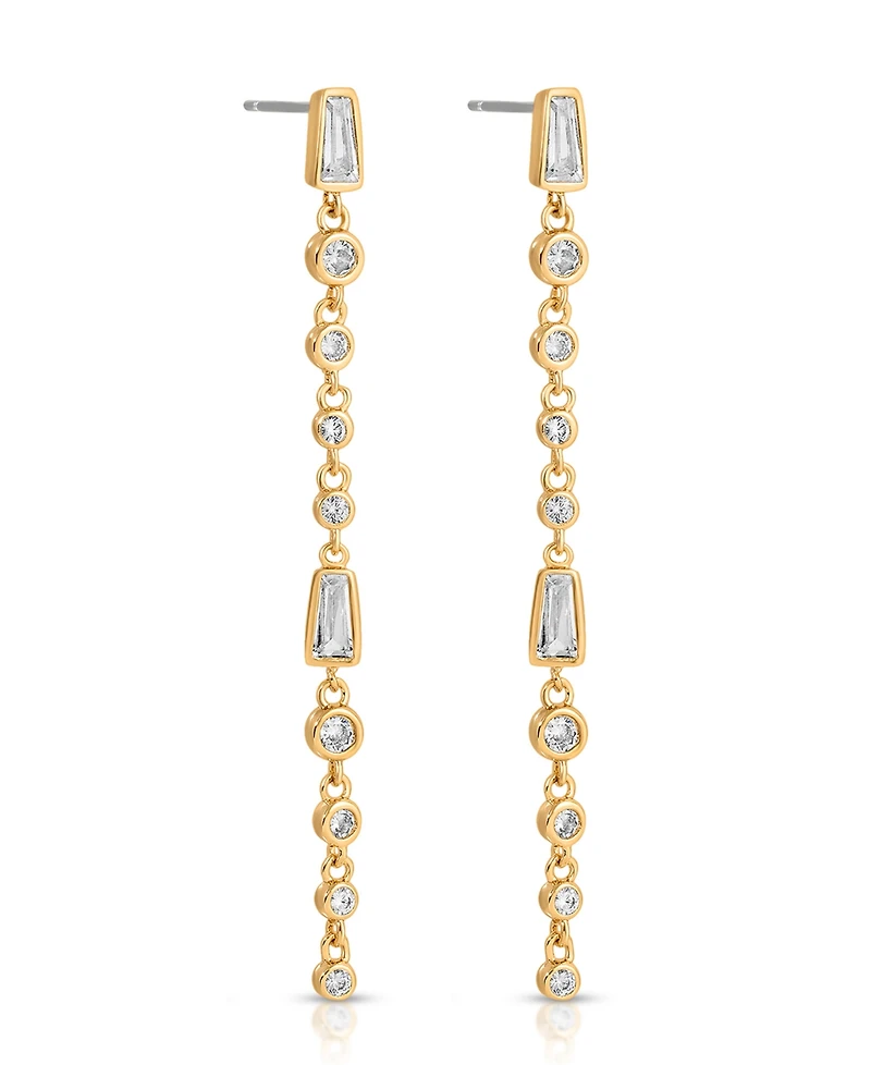 Ettika Crystal Linear Earrings