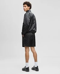 Mode Of One Mens Check Jacquard Relaxed Fit Track Jacket Check Jacquard Regular Fit 6 1 2 Track Shorts Macys Exclusive