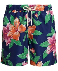 Polo Ralph Lauren Men's 5.75-Inch Traveler Classic Printed Swim Trunks