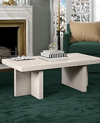 Hudson & Canal 44" Dimitra Wide Rectangular Coffee Table
