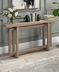 Hudson & Canal 55" Breslow Wide Rectangular Console Table