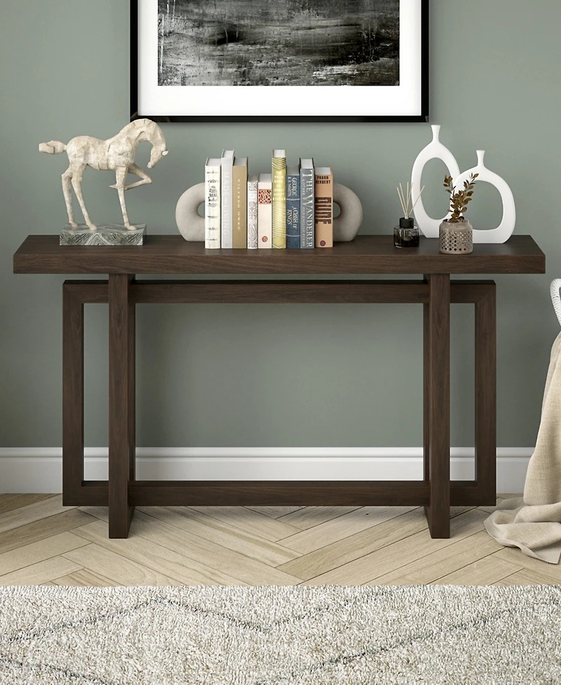 Hudson & Canal 55" Breslow Wide Rectangular Console Table