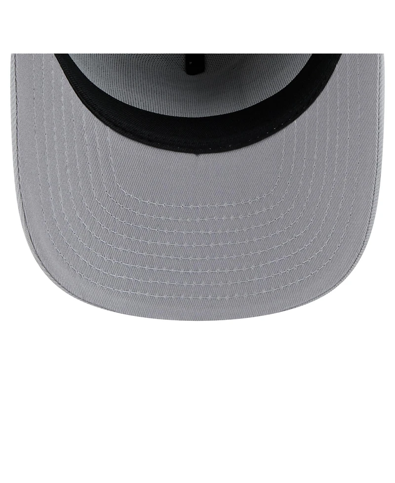 New Era Men's Gray York Rangers Color Pack A-Frame 59FIFTY Fitted Hat