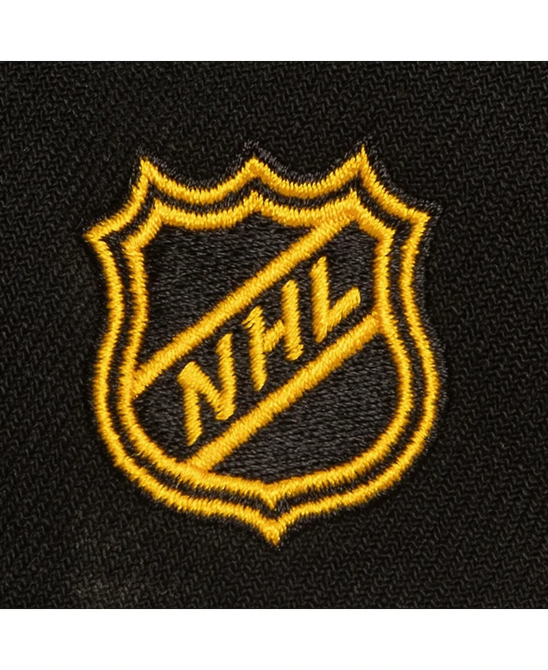 Mitchell & Ness Men's Black Boston Bruins Soul Triple Up Snapback Hat