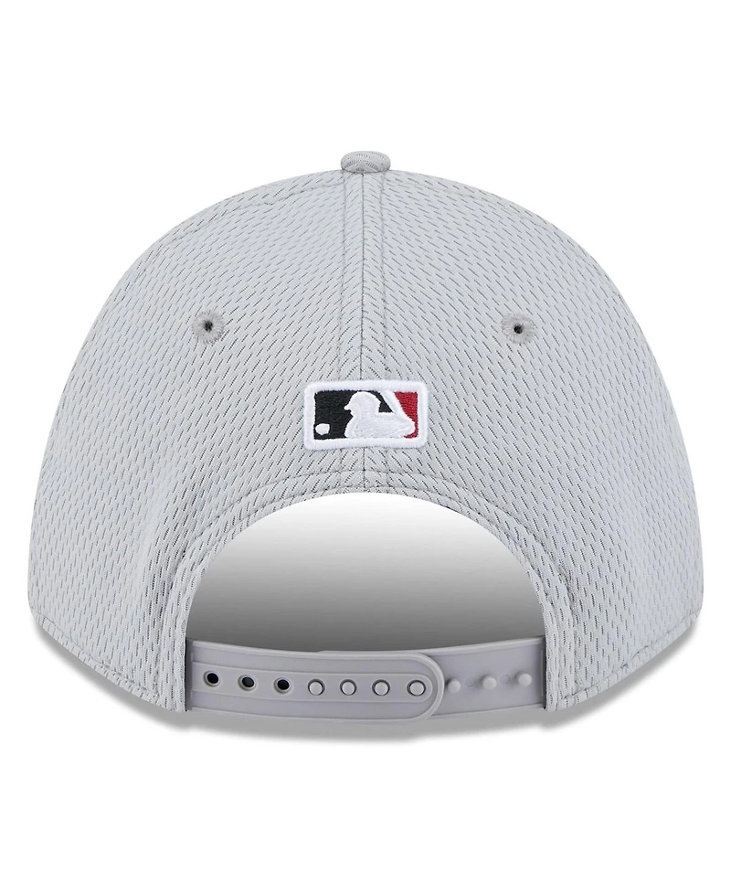 New Era Men's Gray Arizona Diamondbacks 2025 Mlb Clubhouse 9FORTY M-Crown Adjustable Hat