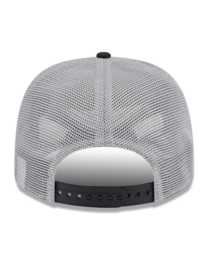 New Era Men's Gray/Black Pittsburgh Pirates 2025 Batting Practice 9SEVENTY Stretch-Snap Trucker Hat