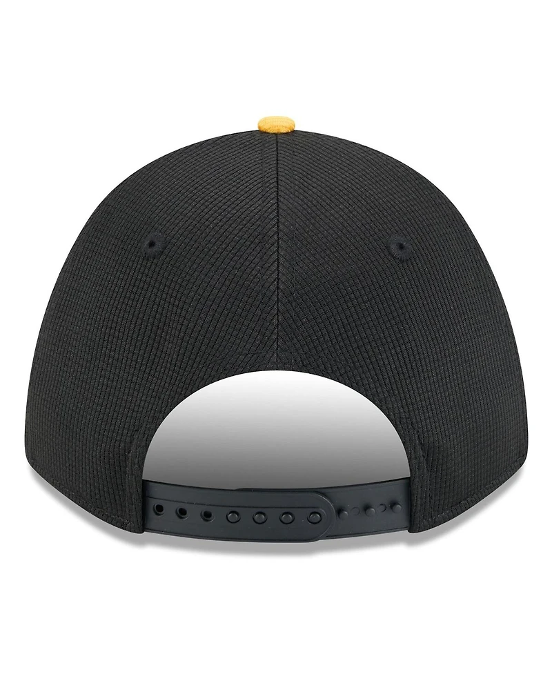 New Era Men's Black Pittsburgh Pirates 2025 Batting Practice 9FORTY M-Crown Adjustable Hat