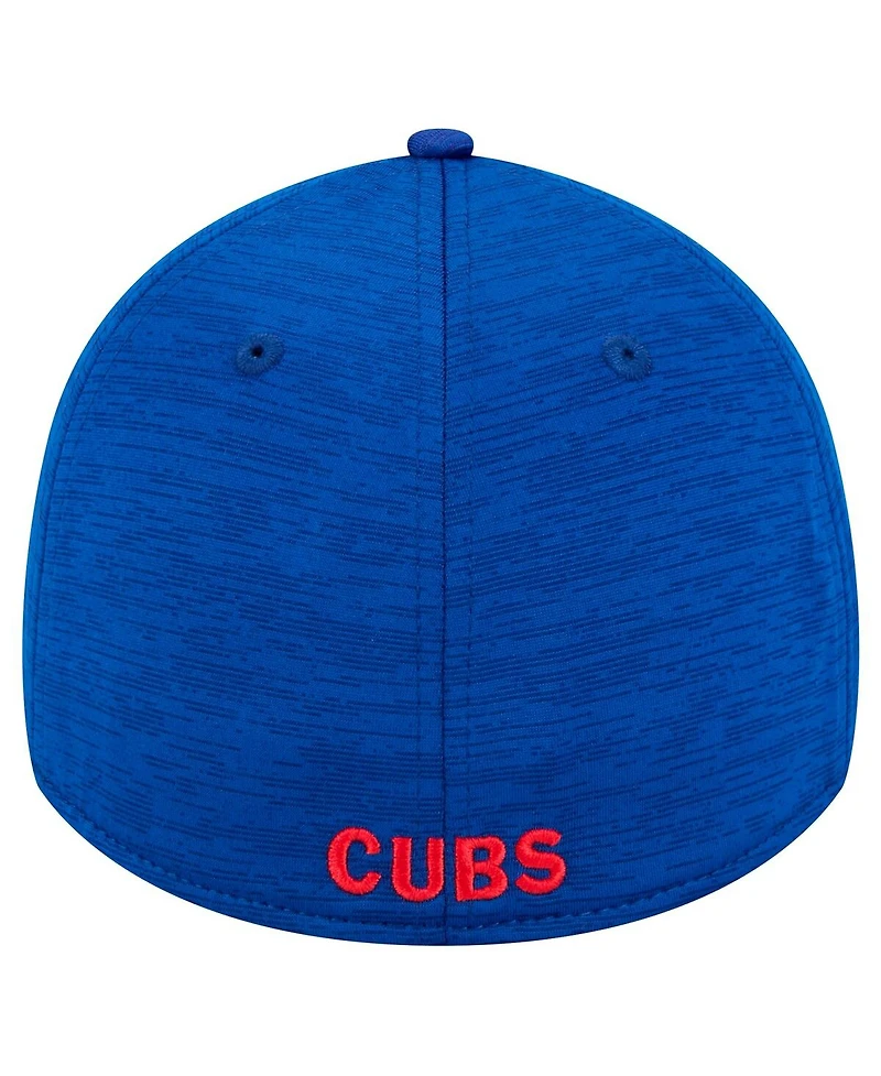 New Era Men's Royal Chicago Cubs Tech 39THIRTY Flex Hat