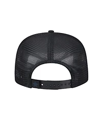 New Era Men's Black Houston Astros Score Check A-Frame Trucker 9FIFTY Snapback Hat