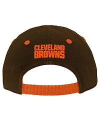 Outerstuff Baby Boys and Girls Brown Cleveland Browns Team Slouch Flex Hat