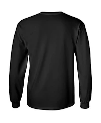 Jr Motorsports Official Team Apparel Men's Black Neon Logo Long Sleeve T-Shirt