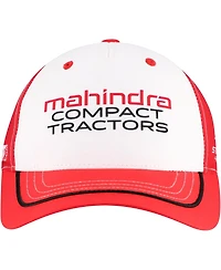 Stewart-Haas Racing Team Collection Men's White/Red Chase Briscoe Mahindra Uniform Adjustable Hat