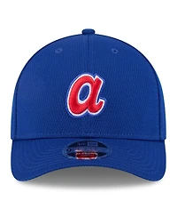 New Era Men's Blue Atlanta Braves 2025 Mlb Clubhouse 9FORTY M-Crown Adjustable Hat