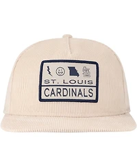 New Era Men's Khaki St. Louis Cardinals Summer Essential Golfer Snapback Hat