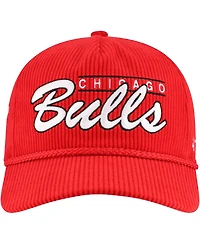 '47 Brand Men's Red Chicago Bulls Double Header Sidepatch Cord Hitch Adjustable Hat