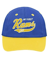 Outerstuff Baby Boys and Girls Royal/Gold Los Angeles Rams My First Tail Sweep Slouch Flex Hat
