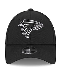 New Era Big Boys and Girls Black Atlanta Falcons Main B-Dub 9FORTY Adjustable Hat