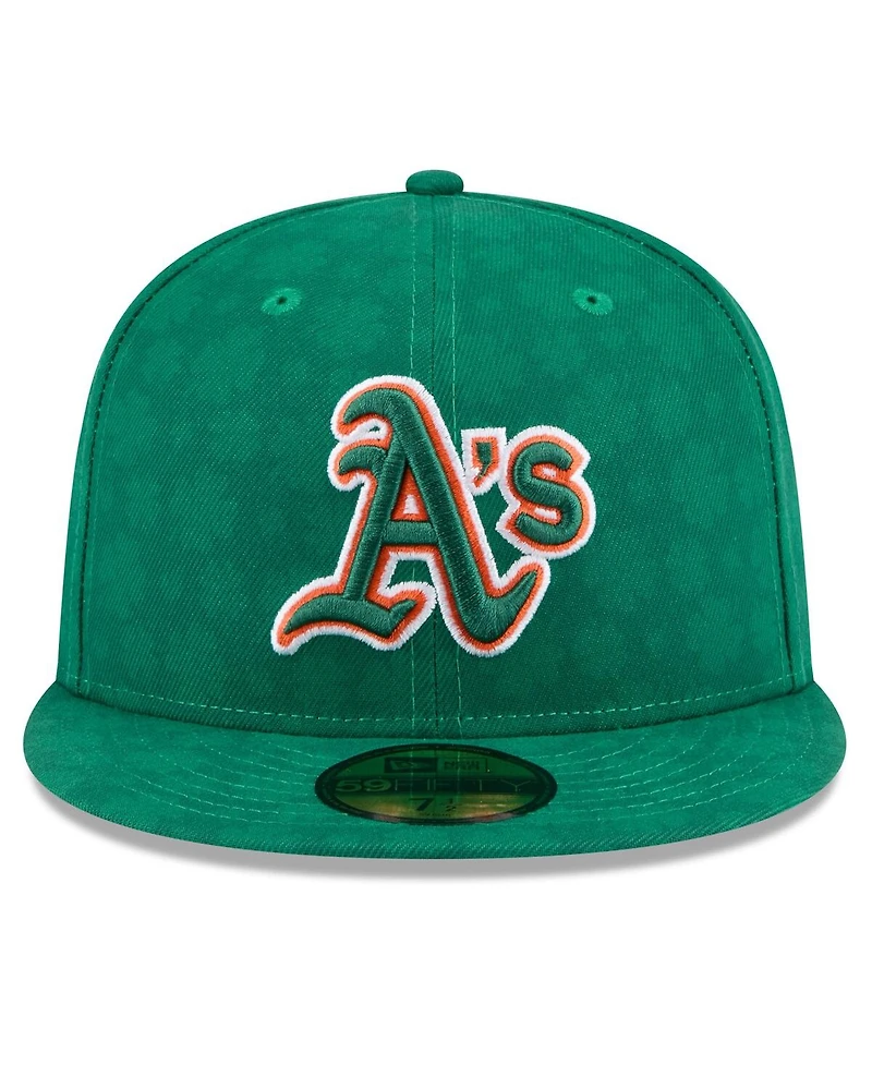 New Era Men's Kelly Green Athletics St. Patrick's Day 59FIFTY Fitted Hat