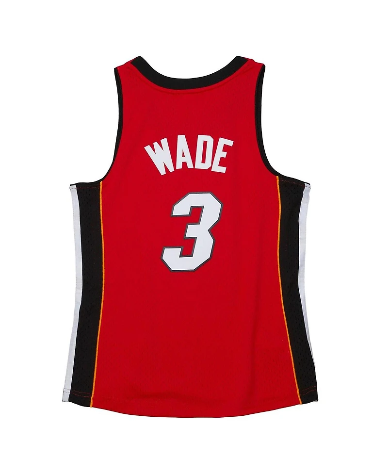 Mitchell & Ness Women's Dwyane Wade Red Miami Heat 2005/06 Hardwood Classics Swingman Jersey