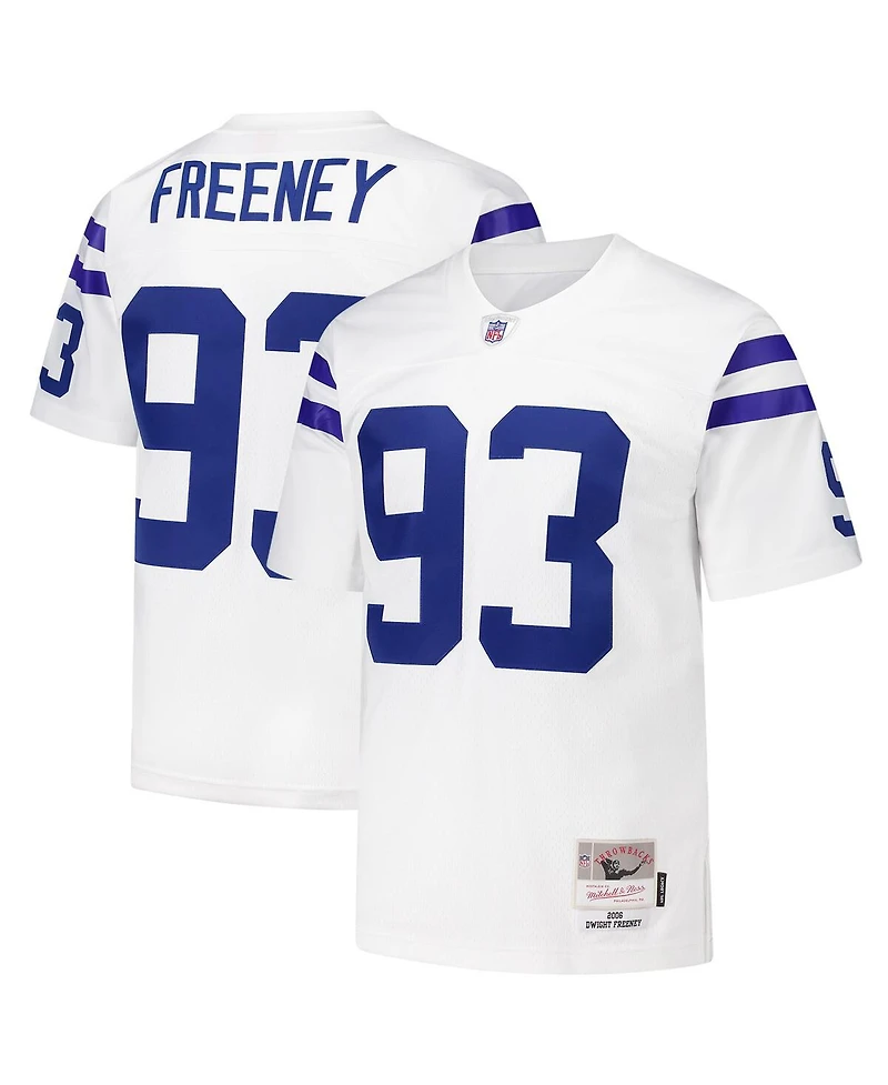 Mitchell & Ness Men's Dwight Freeney White Indianapolis Colts 2006 Legacy Replica Jersey