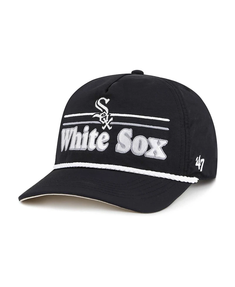 '47 Brand Men's Black Chicago White Sox Camp Scape Hitch Adjustable Hat
