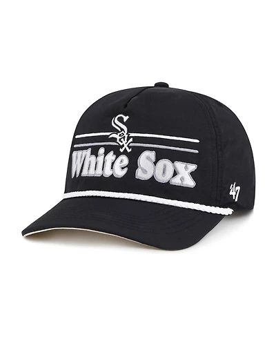 '47 Brand Men's Black Chicago White Sox Camp Scape Hitch Adjustable Hat