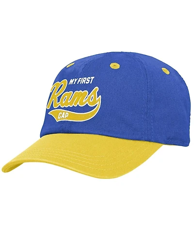 Outerstuff Baby Boys and Girls Royal/Gold Los Angeles Rams My First Tail Sweep Slouch Flex Hat