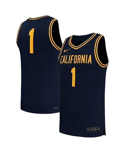 Nike Men's 1 Navy Cal Bears Replica Basketball Jersey