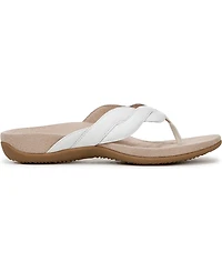 Vionic Womens Bella Braid Thong Sandals
