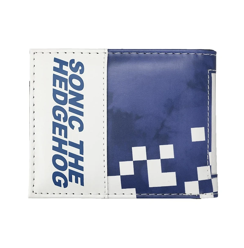 Sonic the Hedgehog Men's Main Character Blue Bifold Wallet